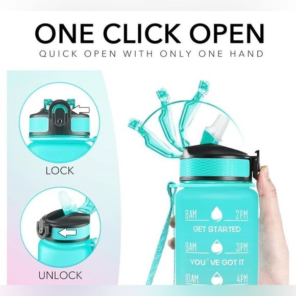 NWOT … Motivational “32 Oz.” Water Bottle - Picture 2 of 10